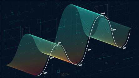 financial analysis complex databases vector