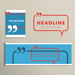 set color lines with conversational bubble vector image