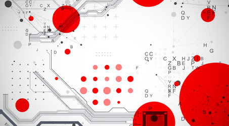 abstract background on technological vector image