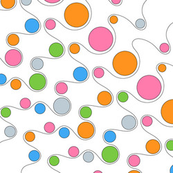 an abstract pattern in form ornament vector image
