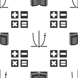 Set open book graph schedule chart diagram vector