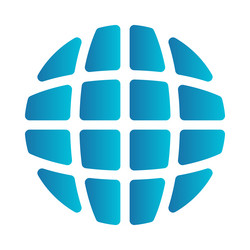 flat on a theme internet vector image