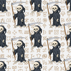 Halloween seamless pattern background vector