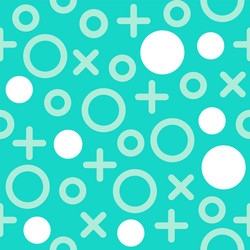 memphis seamless pattern with geometric element vector image