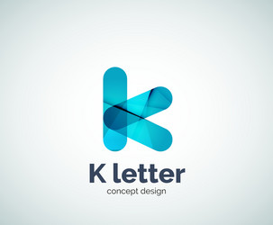 Letter k logo vector