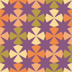 Seamless pattern with geometric figures and eight vector