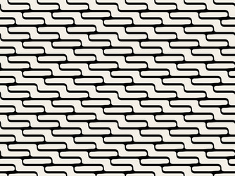 Zigzag Rounded Line Pattern vector image