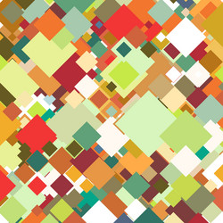 Abstract colored background square design vector