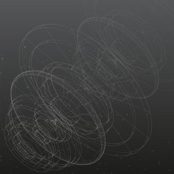 conceptual design template abstract background vector image