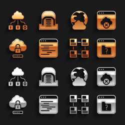 set software failed access cloud storage file vector image