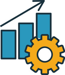 productivity icon simple element from project vector image