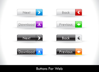 Web UI Elements Collection vector