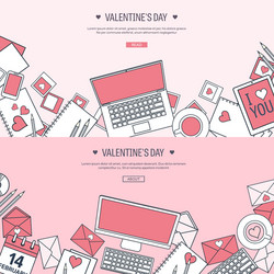 flat background with computer vector image
