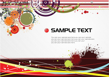 Dynamic Abstract Background vector image