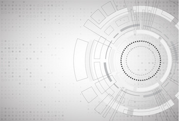 hi-tech digital technology and engineering theme vector image