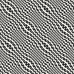 Monochrome moire effect textured zigzag pattern vector