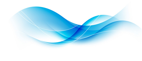 Abstract blue wave background modern Royalty Free Vector