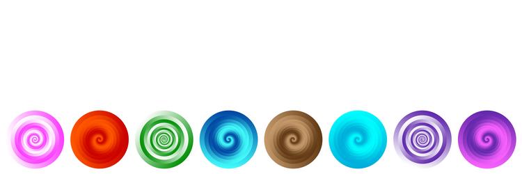 geometric circle design shape with random shaded vector image
