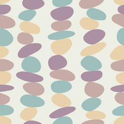 Meditation zen stones seamless pattern pebble vector