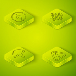Set isometric processor with microcircuits cpu vector