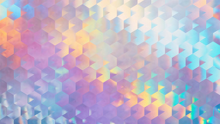 soft pastel abstract background with 3d hexagonal vector image