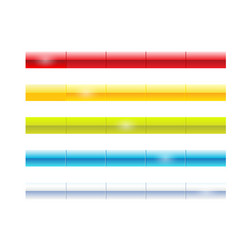 Web menu buttons set for business site vector