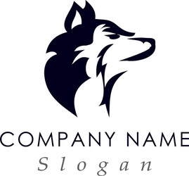 Wolf Head Logo - Modern & Bold Vector Image