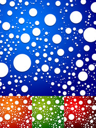 colorful background with random scattered circles vector image