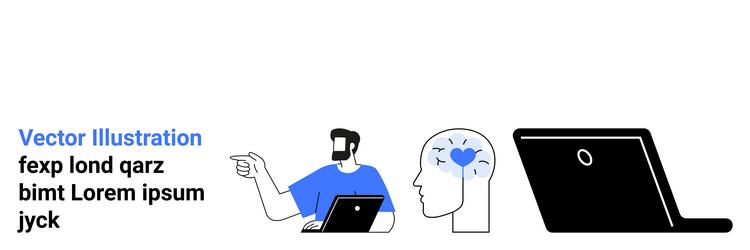 digital workflow concept featuring teamwork vector image
