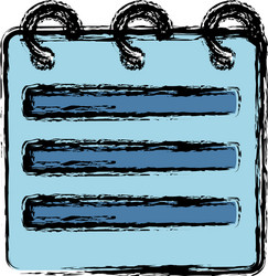 notebook icon image vector image