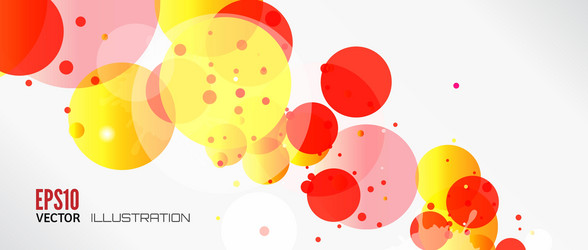 abstract background with round elements vector image