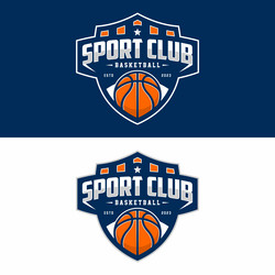 Basketball Logo - Sport Emblem Vector Image