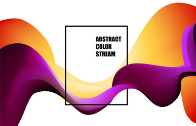 abstract colorful background color flow vector image