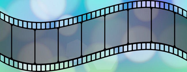 Vintage retro old film strip background Royalty Free Vector