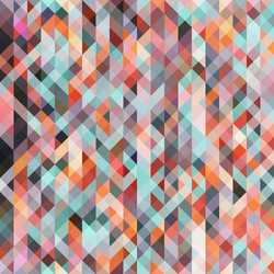 abstract multicolored background of triangles vector image