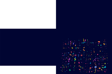 abstract art - random geometry shapes generative vector image