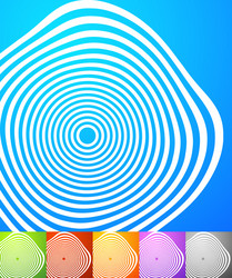 abstract background set square format backgrounds vector image