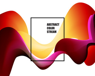 abstract colorful background color flow vector image
