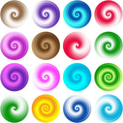 geometric circle design shape with random shaded vector image
