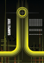 high tech background vector image