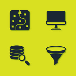 Set neural network funnel filter server vector