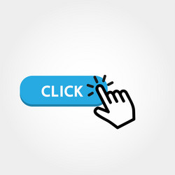 Click button with arrow pointer clicking modern vector