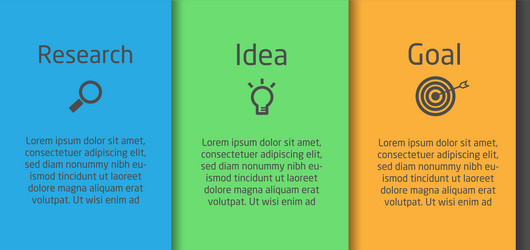 Infographic option number template design vector