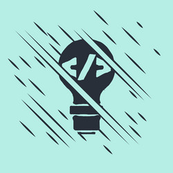 Black web design and front end development icon vector