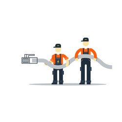 network connection internet access vector image