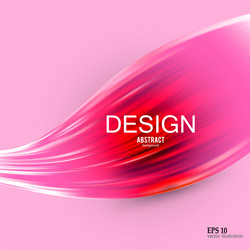 Abstract Colorful Curve Background vector image