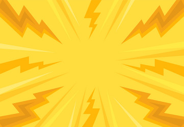 lightning explosion pop art retro comic style vector