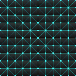 Seamless futuristic geometric cyberpunk pattern vector