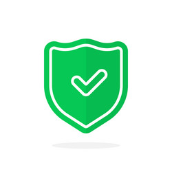 Security Shield with Checkmark vector image