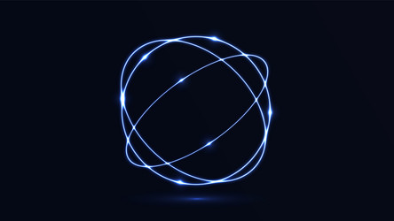 Abstract cosmic dynamic color circle background vector